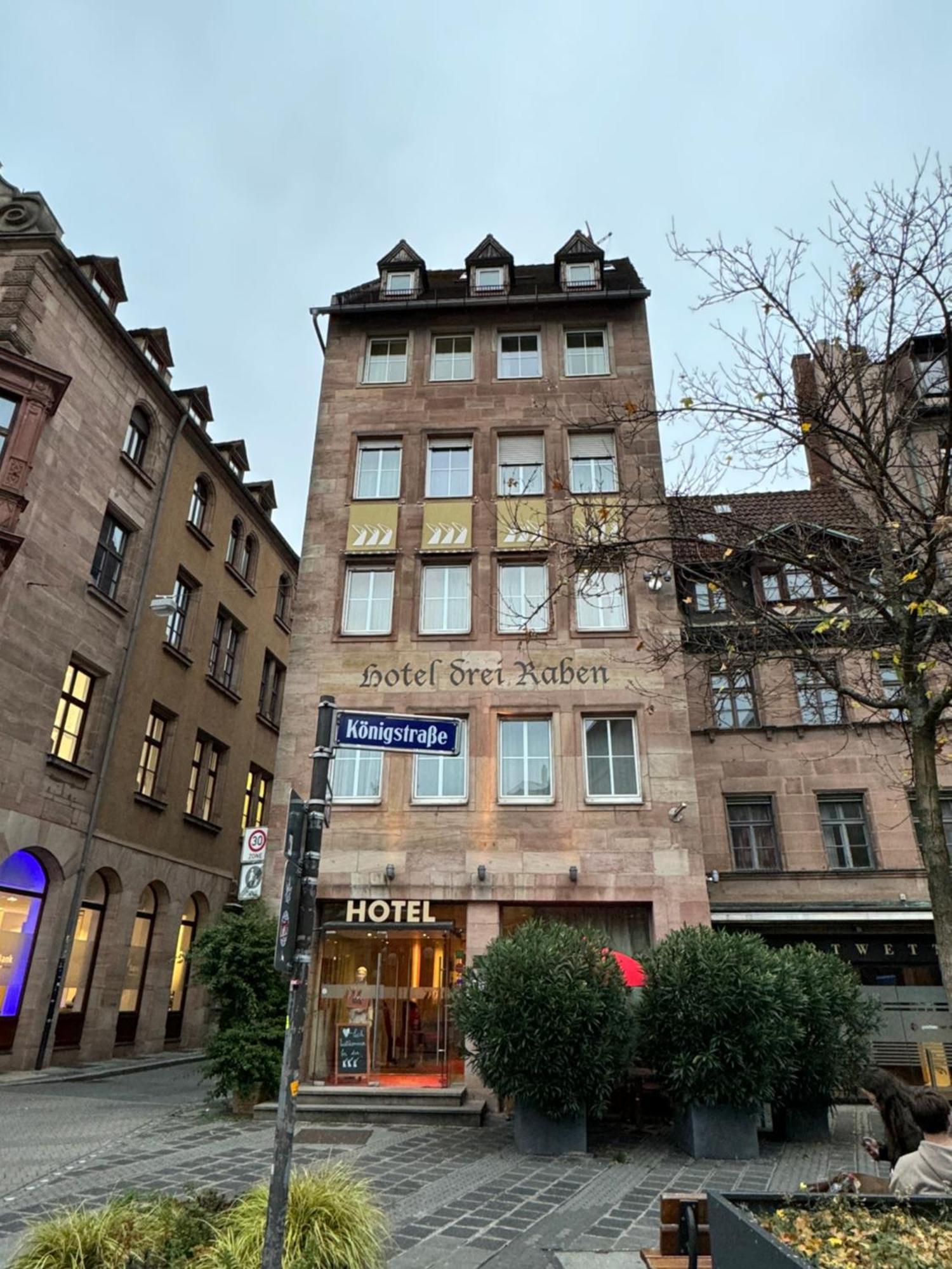 Hotel Drei Raben Нюрнберг Екстериор снимка